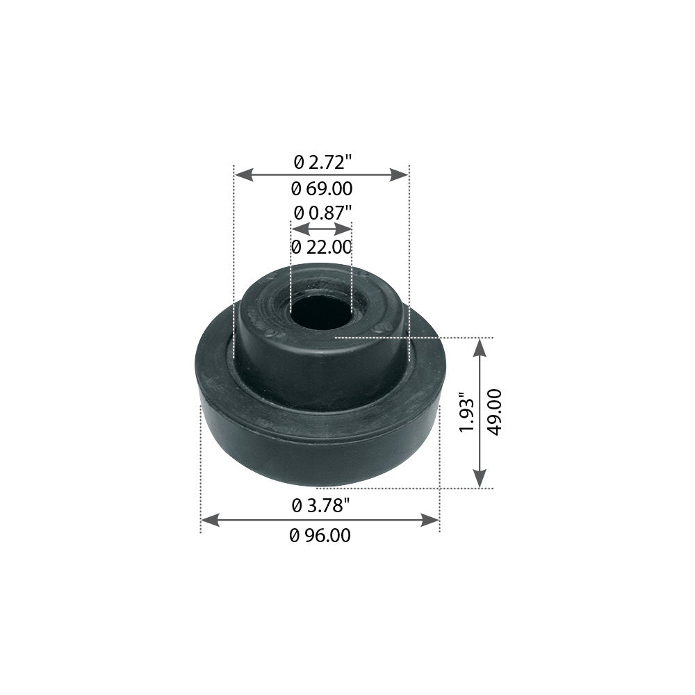 Fortpro Transmission Insulator Compatible with Mack Superliner Series Trucks Replaces 20QL324M, 20QL346M | F113101