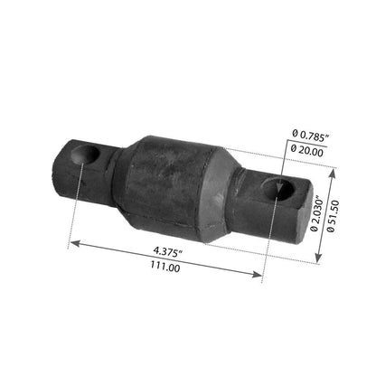 Fortpro Torque Arm Bush Replacement for Hendrickson 69210-000 | F184216