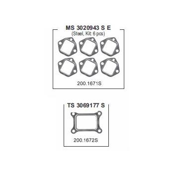 F020936 | UPPER GASKET SET CUM.N14 | Replace 4089371 | 131264